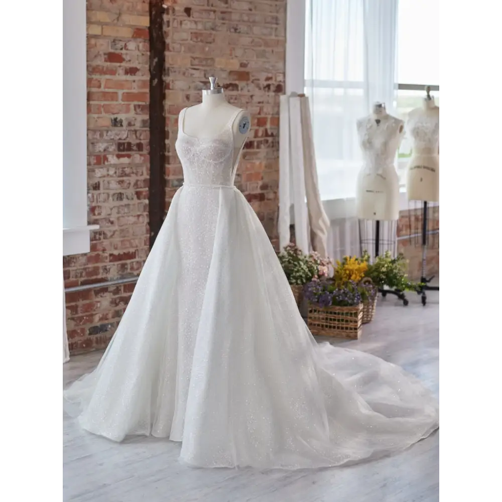 Aerona by Sottero and Midgley Wedding Dress Sample Sale - Elegant Bridal Gown for Church Ceremony & Beach Weddings
