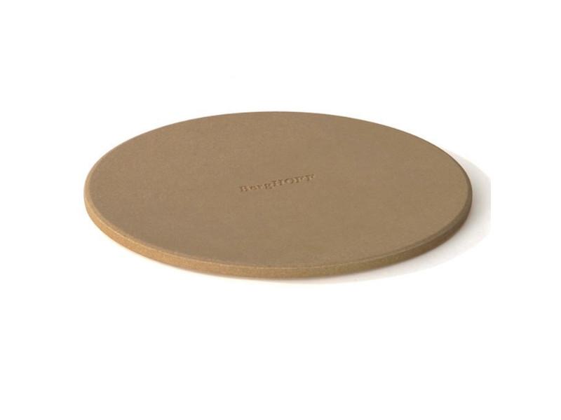 BergHOFF Studio 9 Inch Round Pizza Stone for Oven Baking | Perfect for Homemade Pizza, Bread & Pastries | Durable Baking Stone for Even Heat Distribution