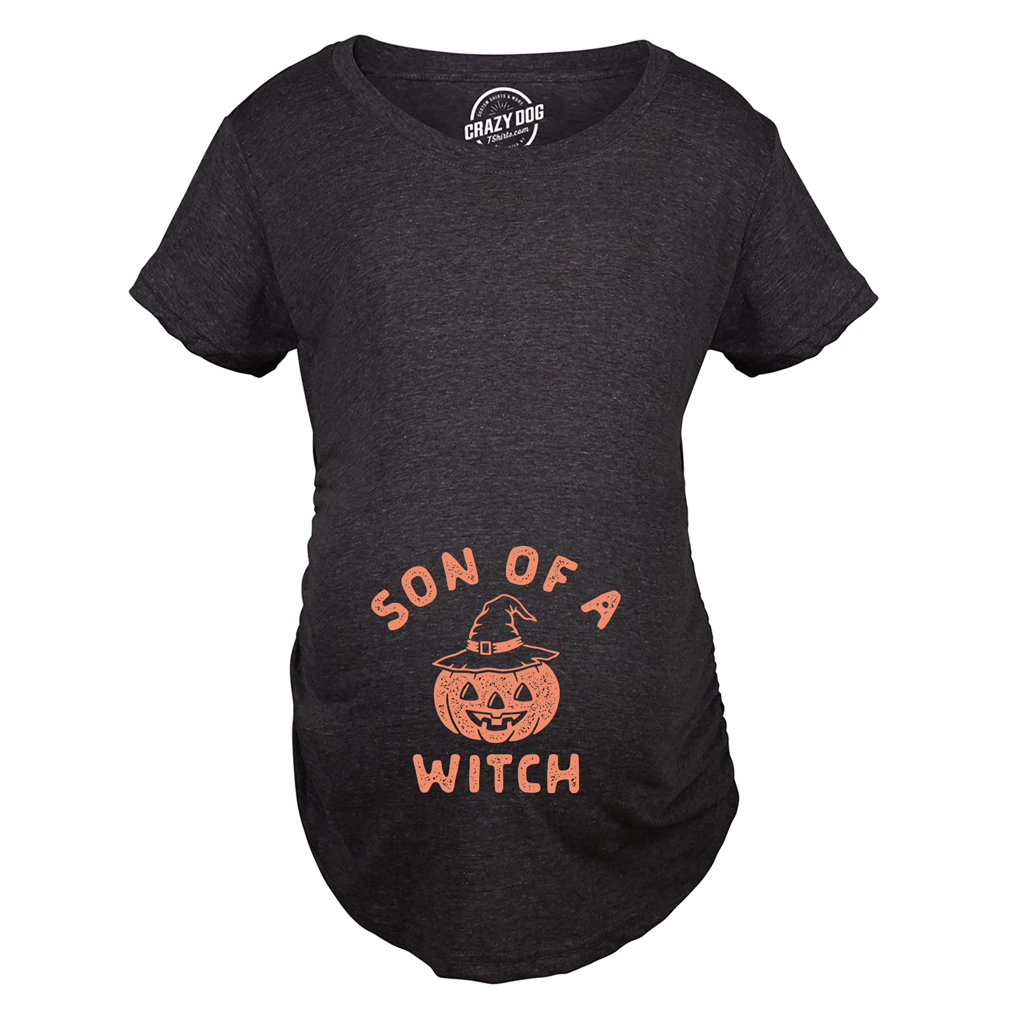 Funny Maternity Halloween T-Shirts for Pregnant Women - Cute Pumpkin Ghost Bat Pregnancy Tees | Perfect for Halloween Parties & Photo Shoots