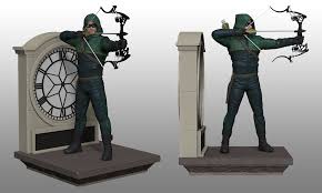Arrow: The Complete First Season Limited Edition Collectible Statue Bookends - Perfect for TV Show Fans, Home Decor & Gift Ideas