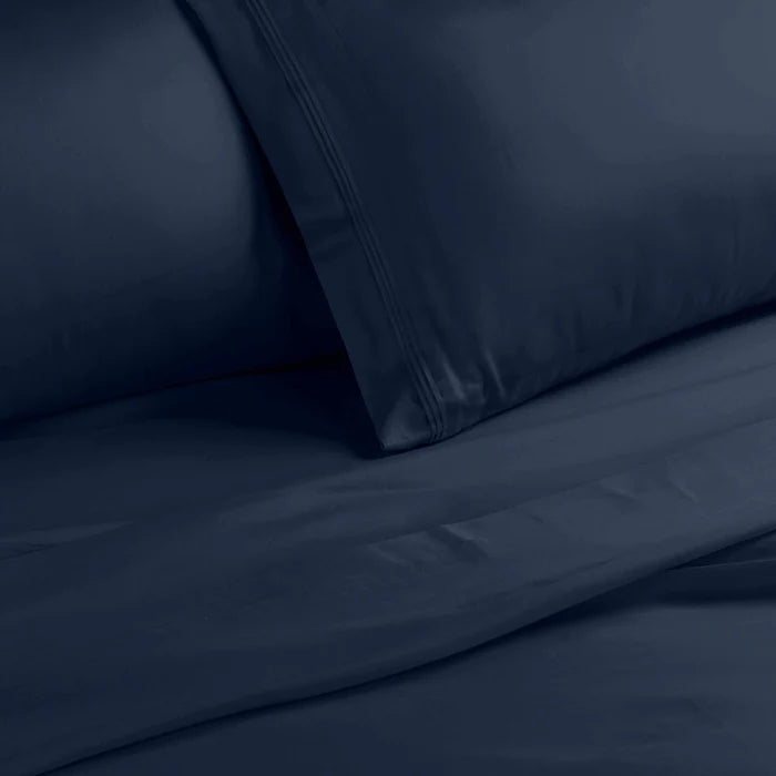 Luxury 700 Thread Count Egyptian Cotton Sheet Set - Eco Friendly, Breathable & Hypoallergenic - Perfect for Bedroom, Hotel, or Guest Room Comfort