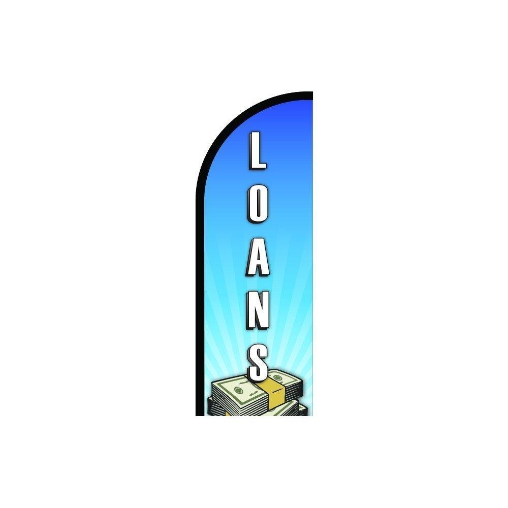 Custom Feather Flags for Business Advertising - 11.5' Pre-Printed Flutter Banners by Above All Advertising | Perfect for Outdoor Events, Grand Openings & Store Promotions
