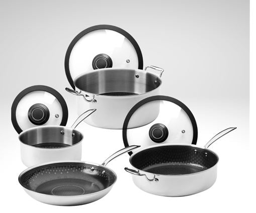 Black Cube Ceramic QR 7-Piece Set - Modern Dinnerware for Home & Restaurant Use