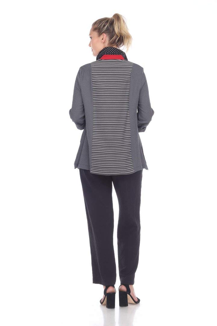 Moonlight Mixed-Media Button Front Shirt Jacket for Women - Stylish Layering Piece for Casual Outings & Date Nights | 2325