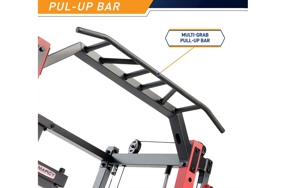 Marcy SM 4033 Smith Machine & Power Cage - Heavy Duty Home Gym Equipment for Strength Training | Perfect for Weight Lifting, Squats, Bench Press & Full-Body Workouts