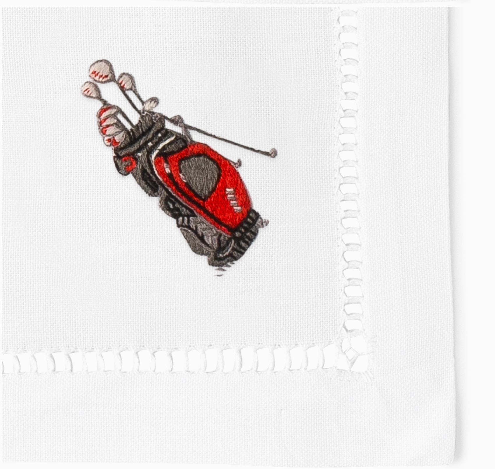 Premium S/4 Golf Cocktail Napkins - 100% Cotton Absorbent Drink Coasters for Golf Lovers - Perfect for Home Bars, Country Clubs, and Golf-Themed Parties