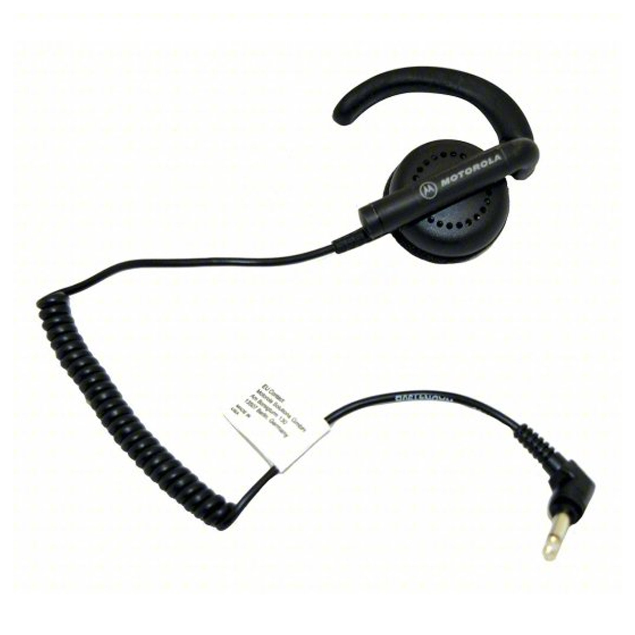 Motorola WADN4190B Flexible Over-the-Ear Headset - Lightweight Single-Sided Receive-Only Earpiece for RSM Radios | Perfect for Security, Retail & Customer Service Professionals