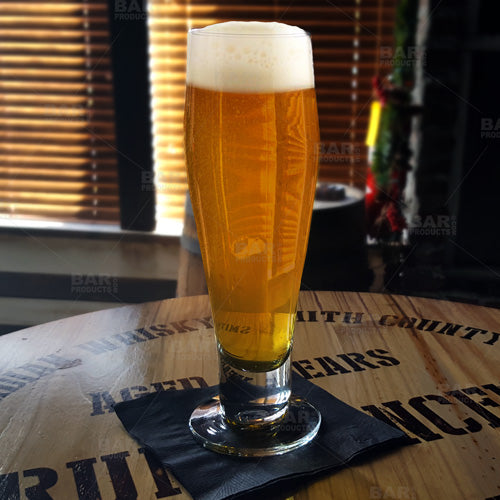 BarConic® 15 oz Footed Beer Glass - Premium Craft Beer Tasting Glass for IPAs, Ales & Lagers - Perfect for Home Brews, Pubs & Beer Enthusiasts