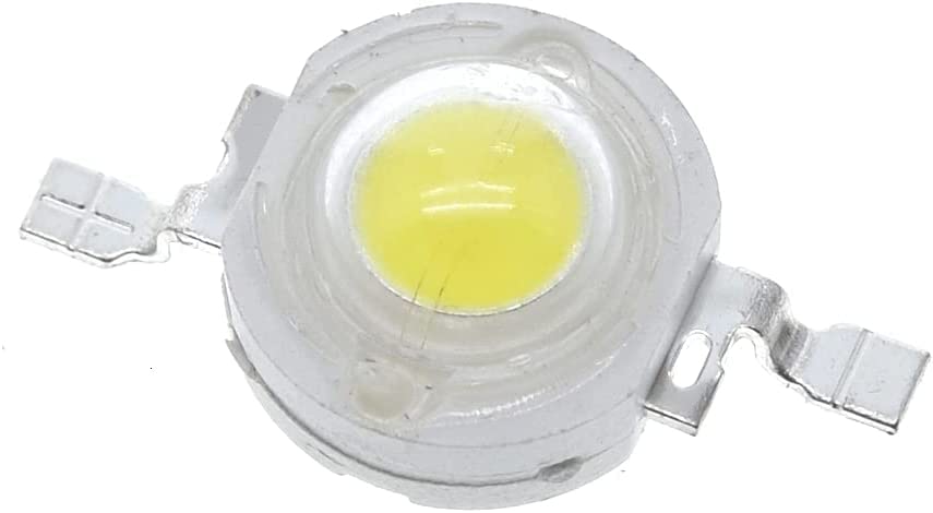 10PCS High Power 3W LED Bulb Chips - 6000K Cool White SMD Lamp Beads for Spotlights, Downlights - Energy Efficient Lighting for Home, Office, and Commercial Spaces