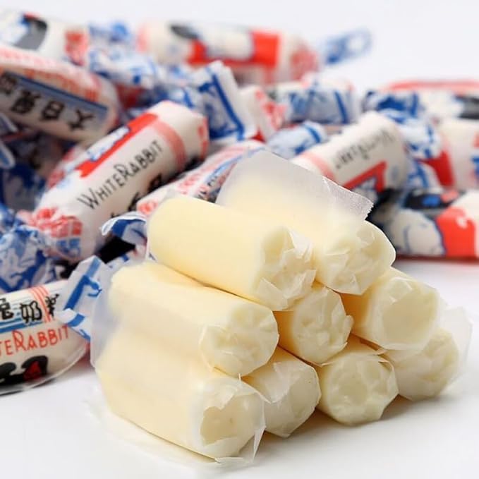 White Rabbit Creamy Candy Toffee - Coffee Flavor 17.7oz (500g) Pack of 1 | Chinese Specialty Snack, Childhood Treat, Gift Idea | Perfect for Parties, Office Snacks & Nostalgic Desserts