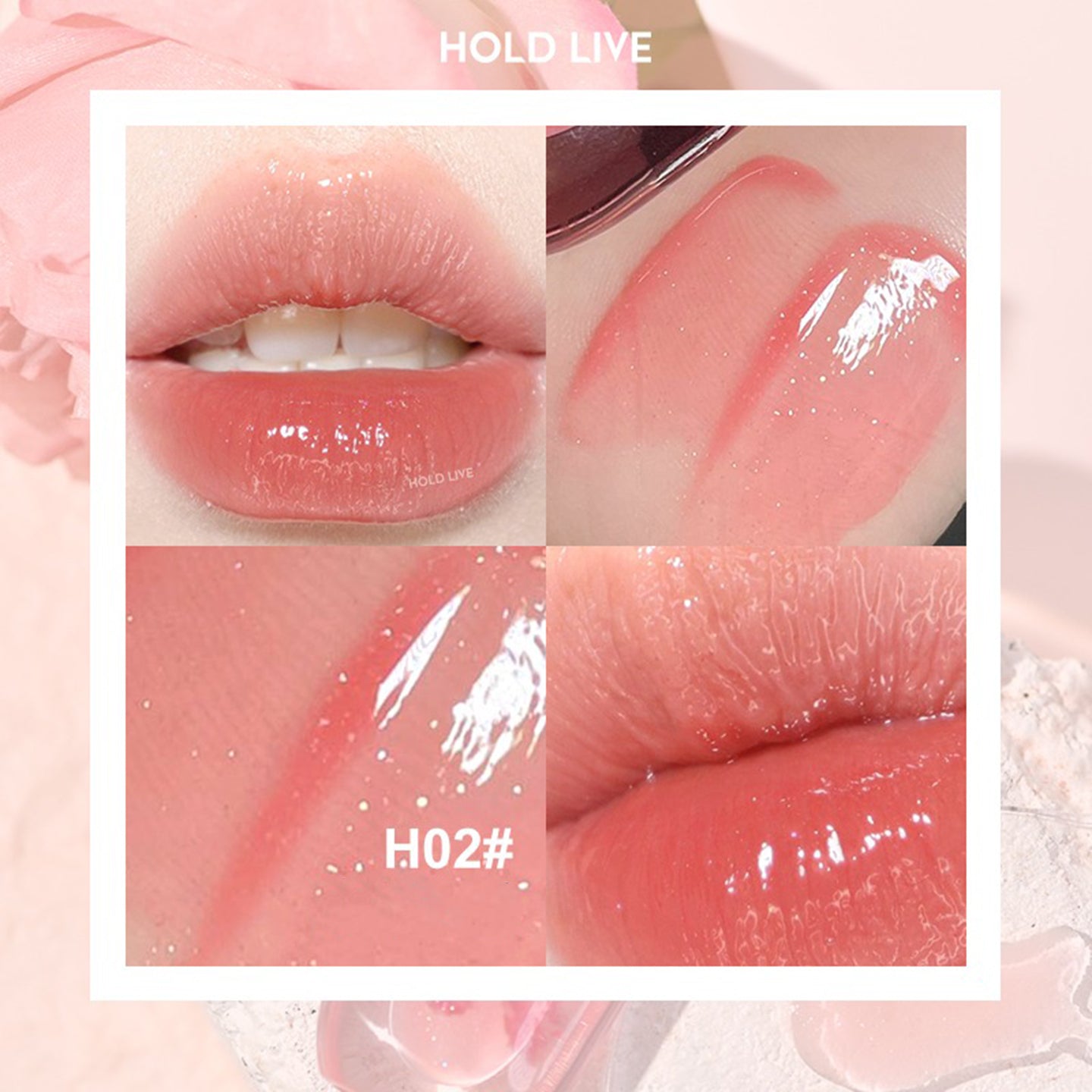 HOLD LIVE Mirror Shine Lip Gloss - High Shine, Non-Sticky Lip Gloss for Women - Perfect for Daily Wear, Parties, and Special Occasions