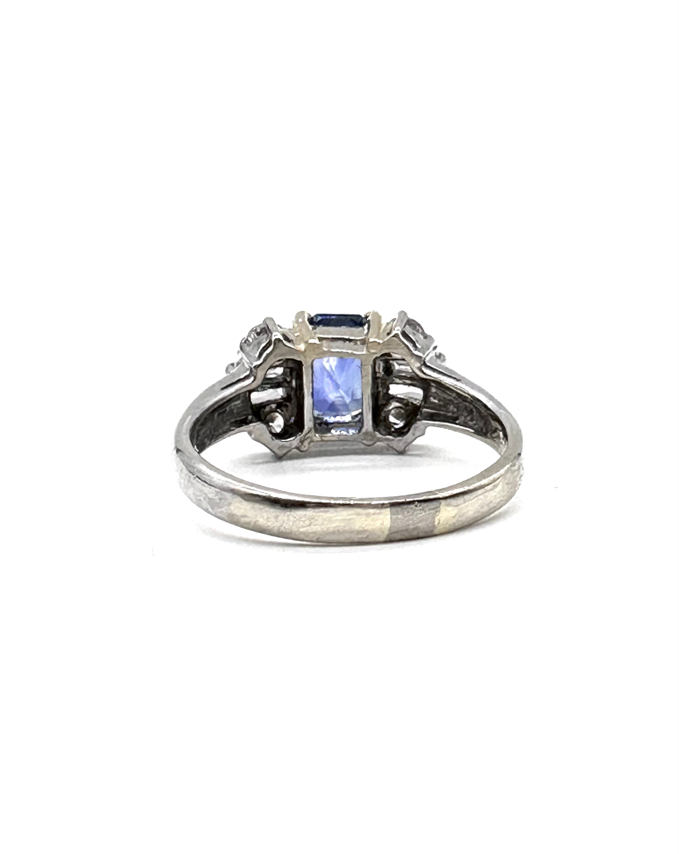 Exquisite Sapphire and Diamond Ring for Women | Elegant Blue Gemstone Engagement & Wedding Jewelry Gift | Perfect for Anniversaries, Proposals & Special Occasions