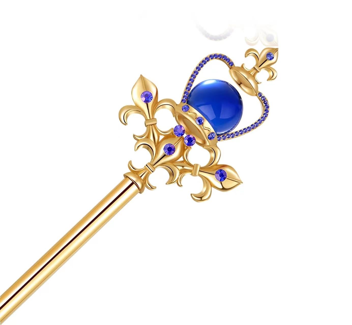 Royal Queen Scepter Princess Wand for Women - Elegant Costume Accessory for Halloween, Cosplay, Birthday Parties & Themed Events