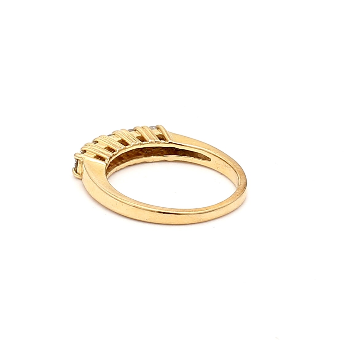 0.45 Carat Round Brilliant G SI1 Diamond Engagement Ring in 14K Yellow Gold - Perfect for Proposals, Anniversaries & Wedding Bands