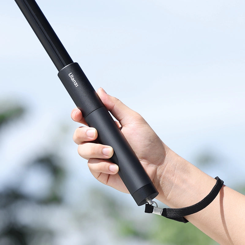 Ulanzi Go Quick II 1.5m Magnetic Quick Release Extension Selfie Stick with Tripod Mount - Perfect for Vlogging, Travel & Smartphone Photography (Model C017GBB1)