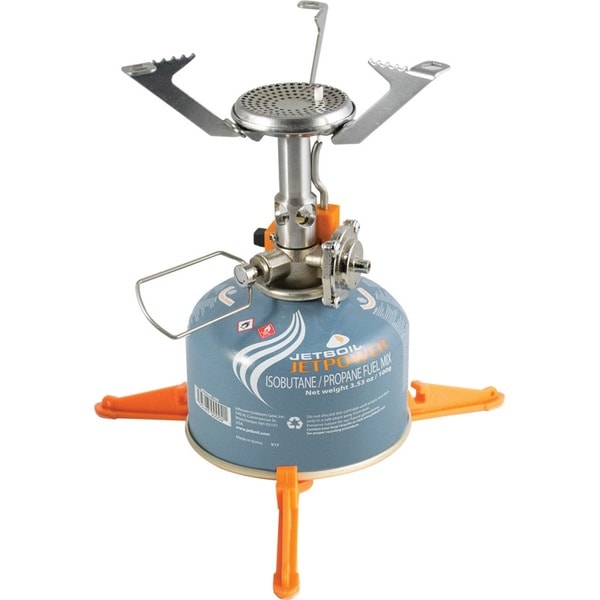 JetBoil MightyMo Compact Camping Stove - Portable Backpacking Gas Burner for Outdoor Cooking, Hiking & Travel Adventures