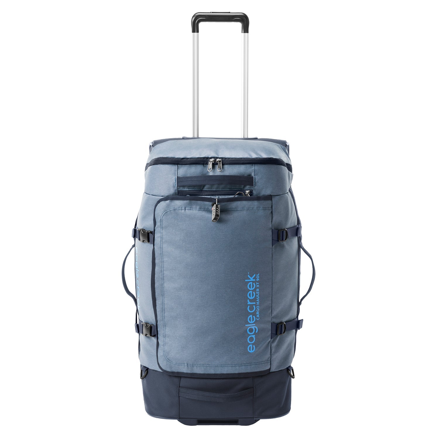 Eagle Creek Cargo Hauler XT Wheeled Duffel 29-Inch Durable Travel Bag - Glacier Blue for Adventure Travel & Outdoor Gear Storage