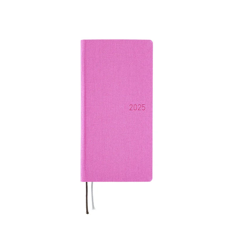 Hobonichi Weeks MEGA 2025 Planner - Sweet Purple Hardcover, Weekly Horizontal Layout (January Start, Monday Start) | English Edition | Perfect for Journaling, Scheduling & Productivity