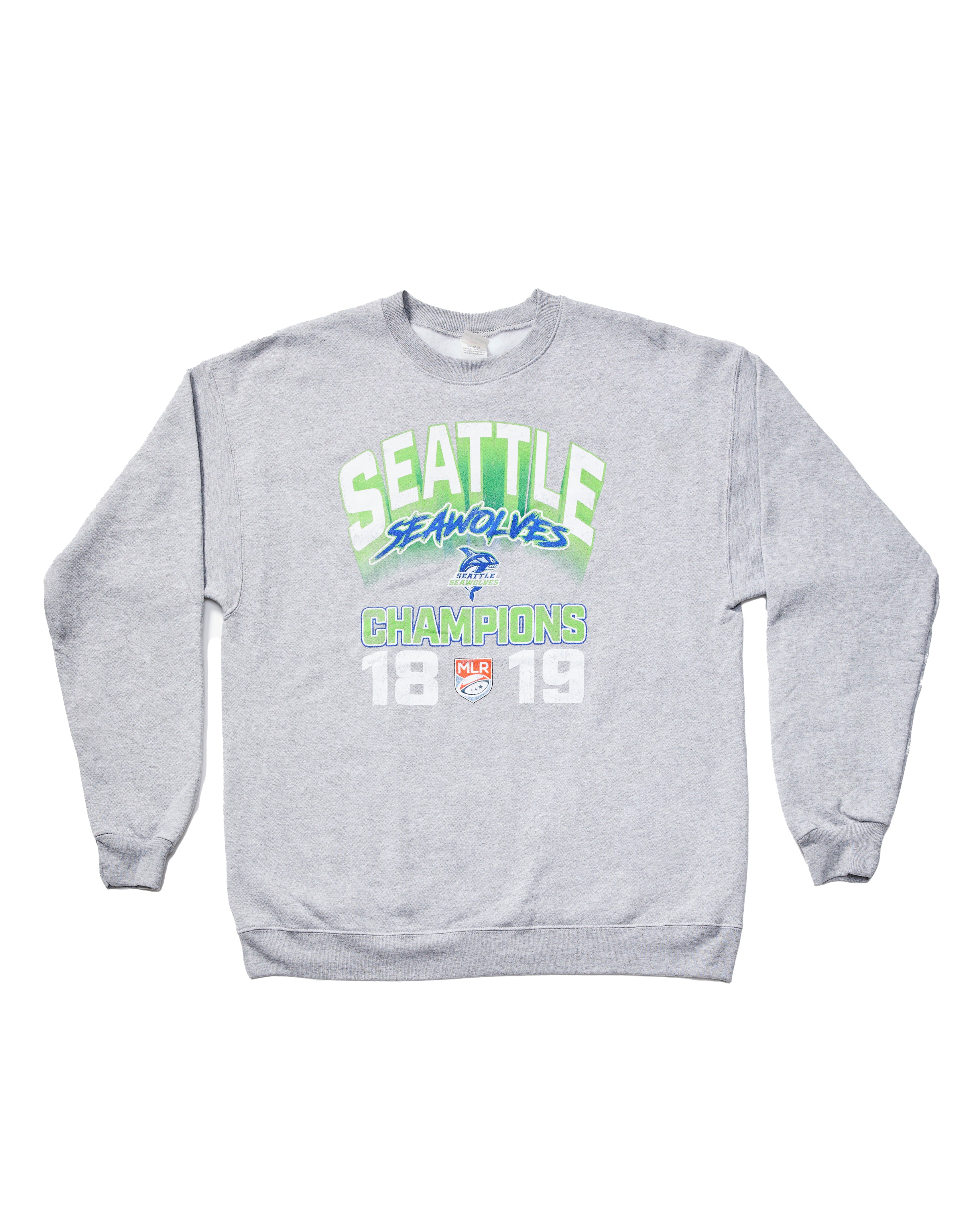 Seawolves Rugby Champions Retro Crewneck Sweatshirt - Vintage Rugby Apparel for Men & Women - Perfect for Game Day & Casual Wear