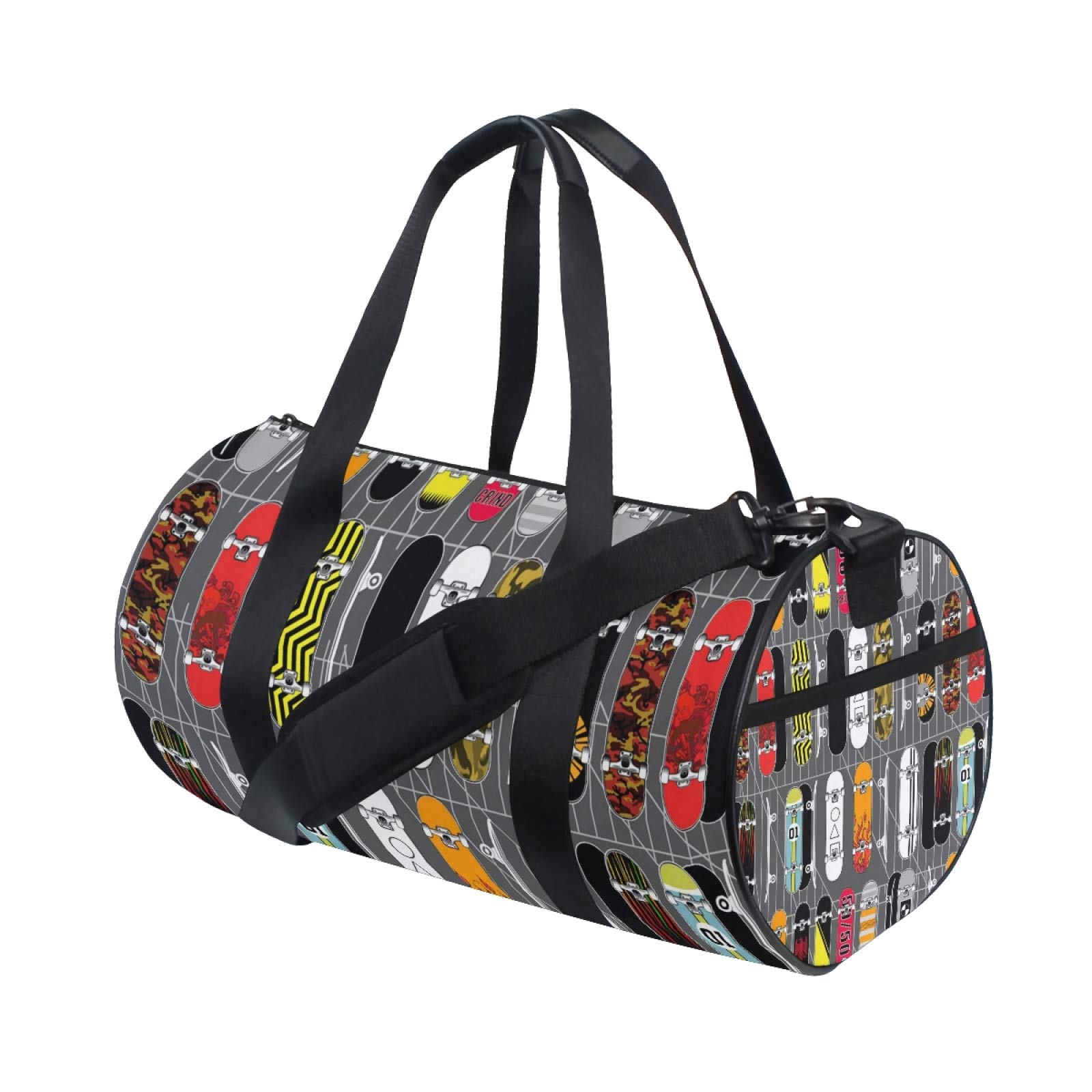 Skateboard Duffle Bag - Waterproof Crossbody Shoulder Gym Bag for Men & Women - Perfect for Skateboarding, Gym, Travel & Sports Gear Storage
