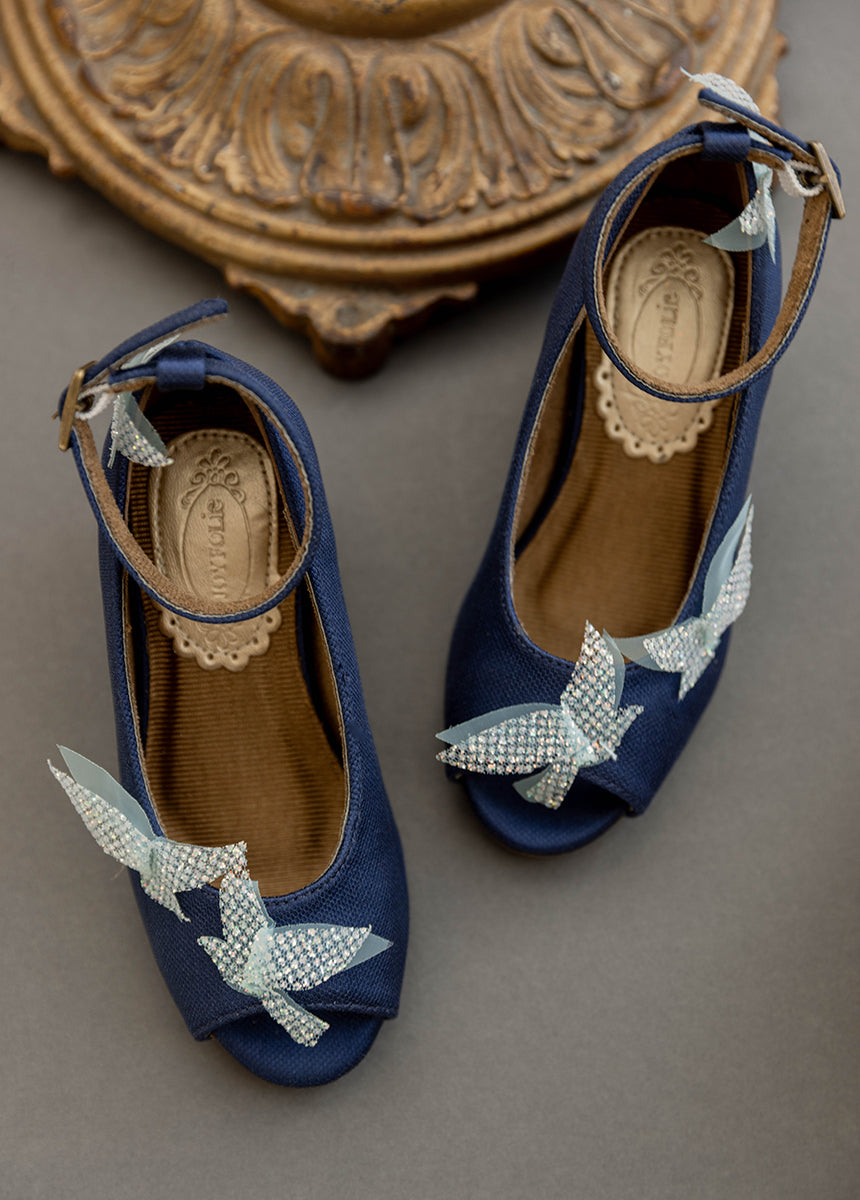 Valeria Navy Blue Women's High Heels - Elegant Pointed Toe Pumps for Party, Wedding & Office Wear