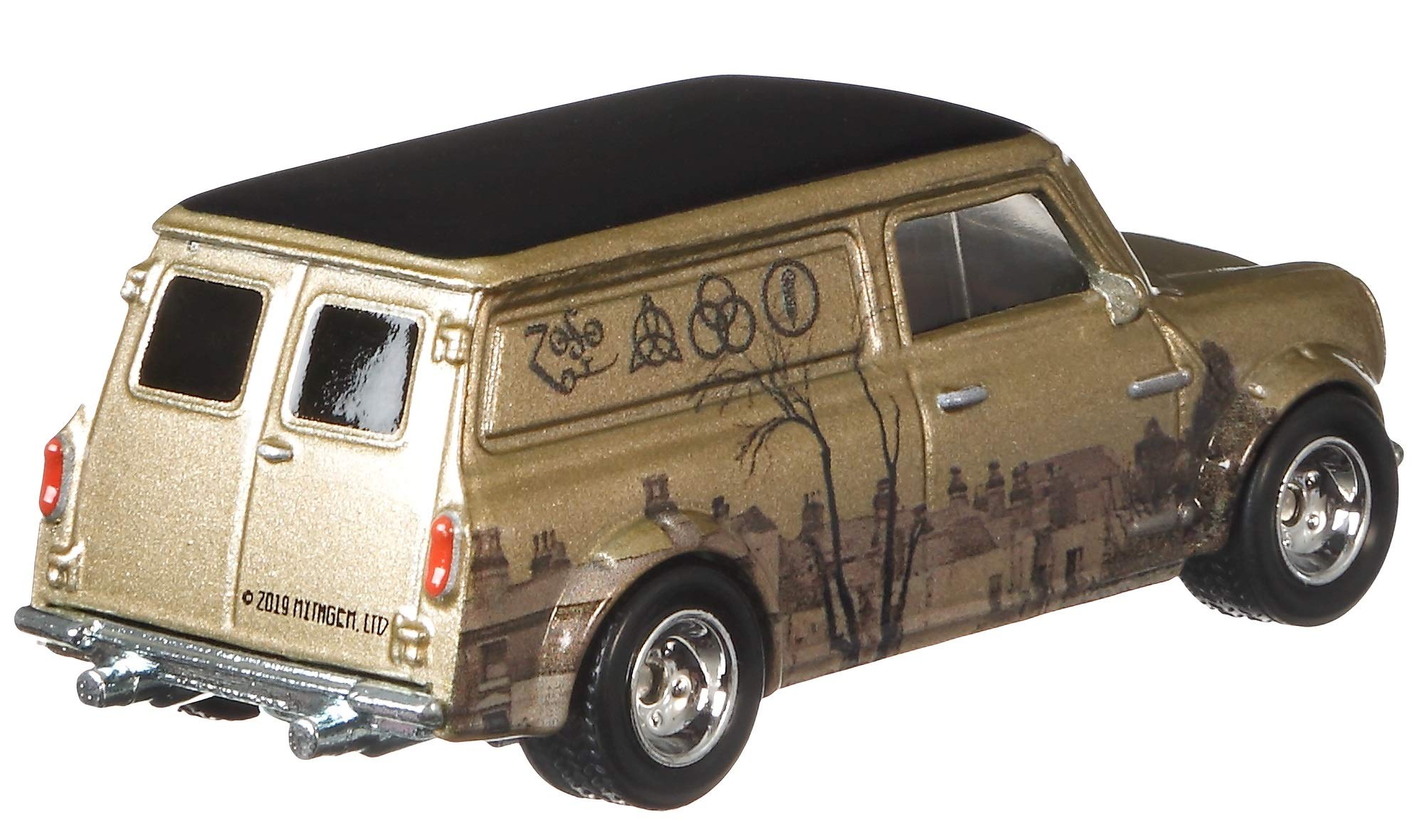 Hot Wheels Led Zeppelin '67 Austin Mini Van Die-Cast Toy Car - Collectible 1:64 Scale Model for Kids & Adults - Perfect for Display, Gifts, and Racing Play