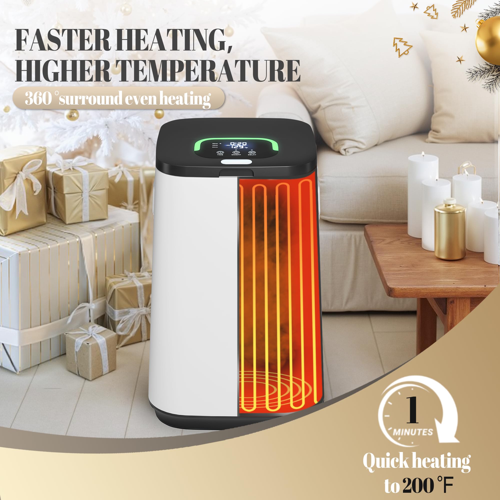 Premium 25L Electric Towel Warmer for Bathroom - Fast Heating with 24-Hour Timer & Child Safety Lock - Perfect for Warming Towels, Bathrobes & Blankets - Ideal Gift for Women - Home Spa & Luxury Bathroom Essential
