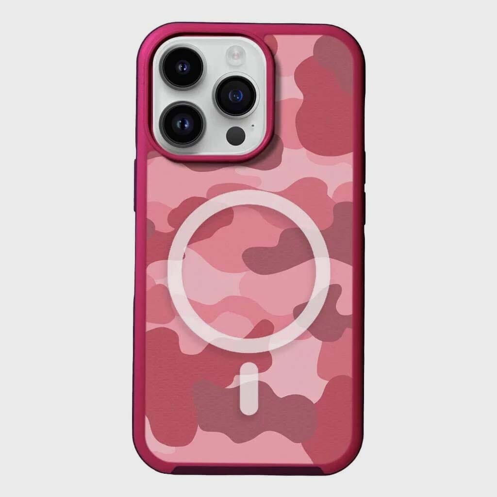 MagSafe iPhone 13 Pro Max Case - Pink Camo Design, Shockproof & Slim Protection for iPhone 13 Pro Max - Perfect for Outdoor Adventures, Travel & Daily Use