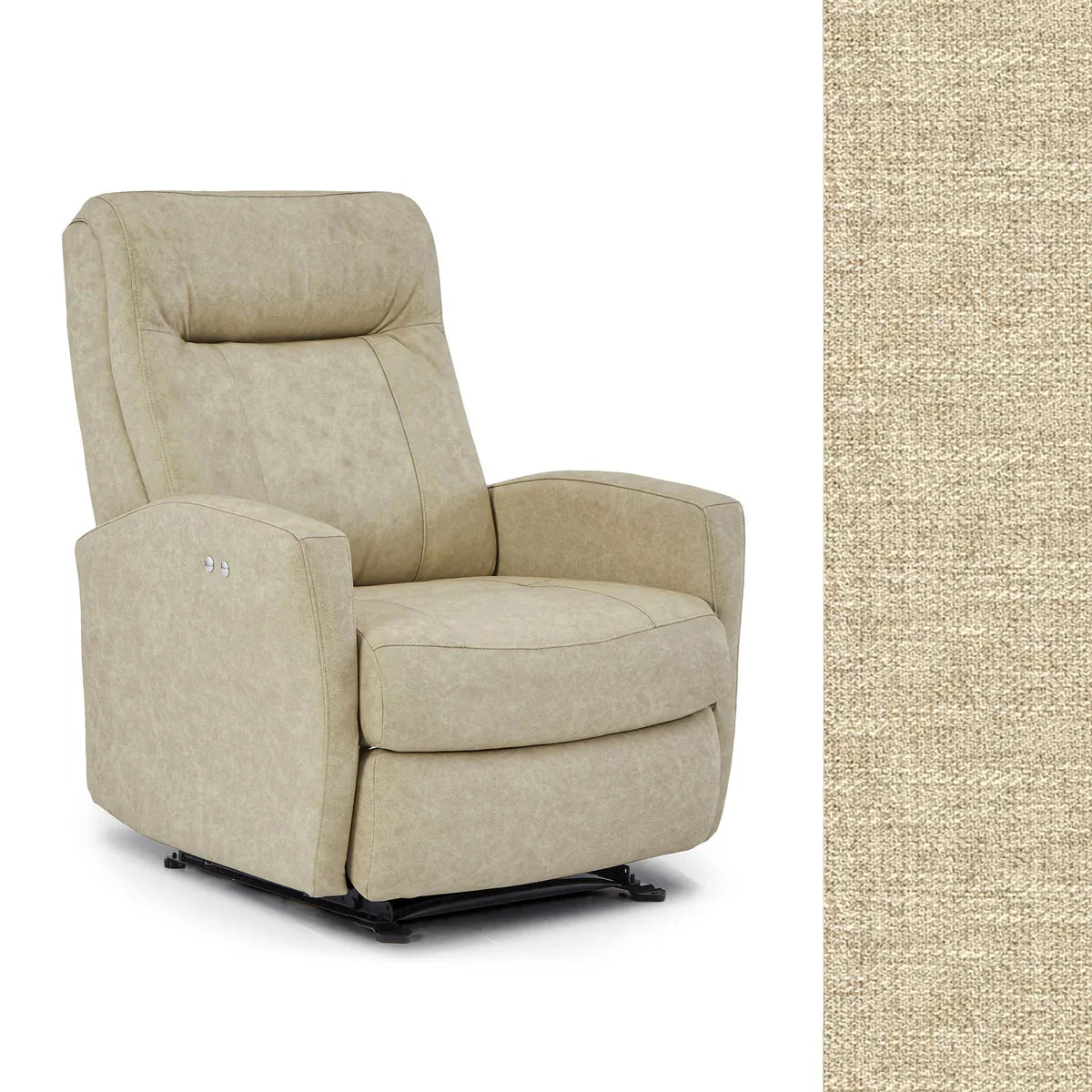 Best Costilla Power Swivel Glider Recliner Chair - Ergonomic Massage & Heated Living Room Chair for Home Theater, Nursery, Bedroom Relaxation