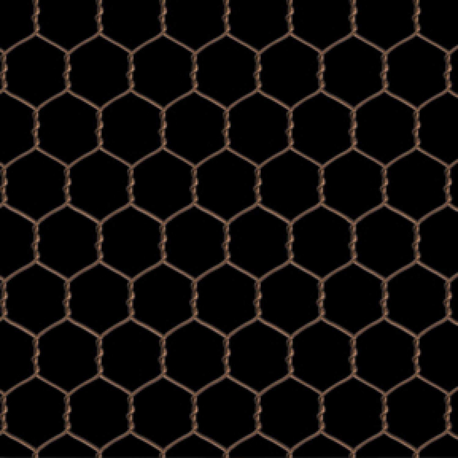 Premium Black Farm Animal Chicken Wire Fabric by Elizabeth's Studios - 100% Cotton for Quilting, DIY Crafts & Home Decor