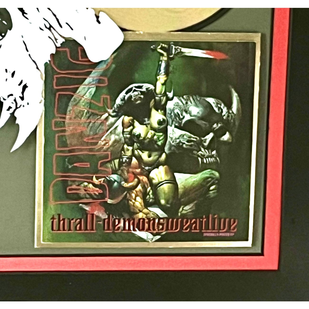 Danzig Debut Album & Thrall: Demonsweatlive - RIAA Certified Gold Record - Perfect for Metal Collectors and Music Enthusiasts