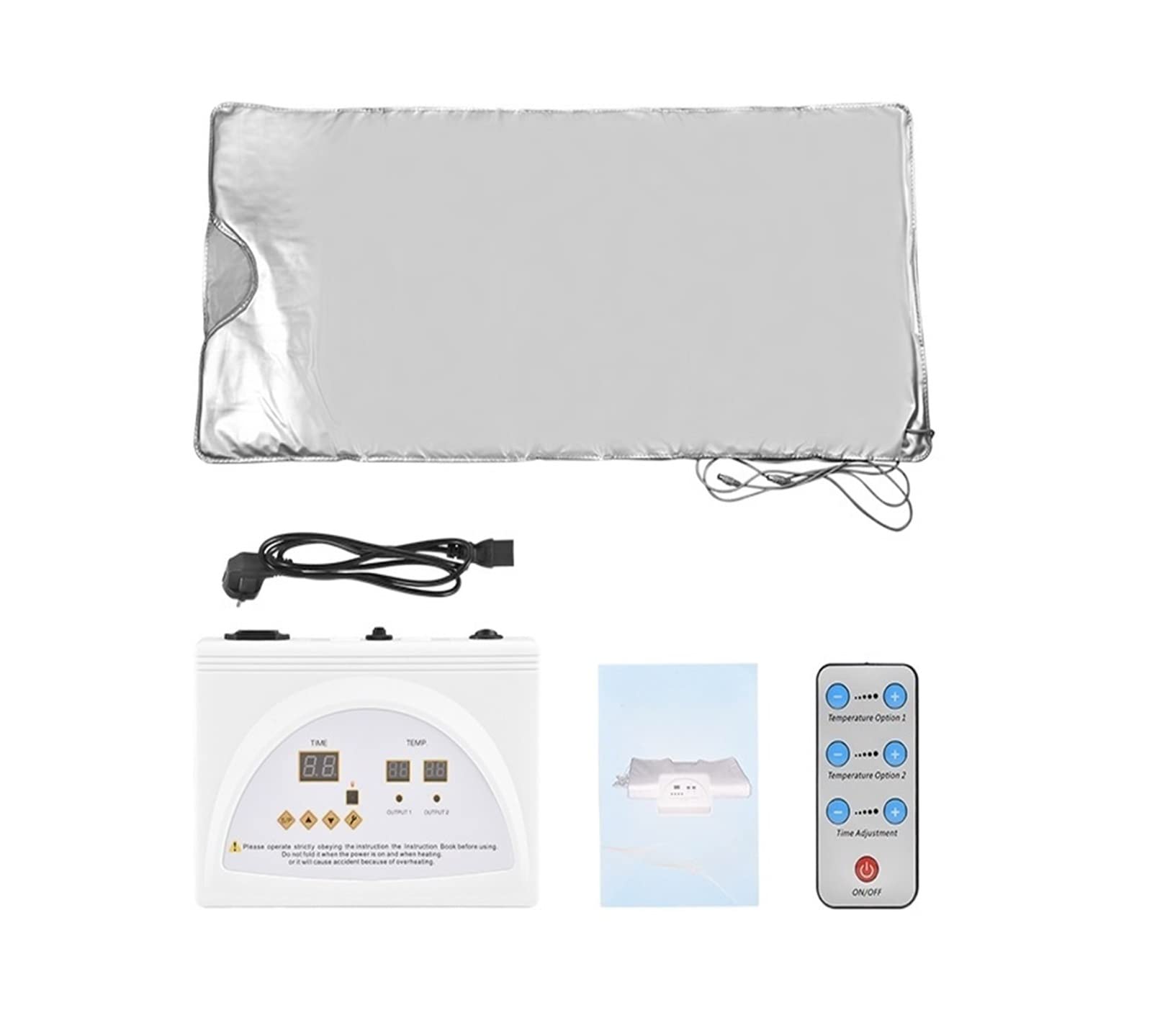 ZZMFORE Portable Infrared Sauna Blanket for Weight Loss & Detox - Remote Control Heating Spa Blanket for Home Use | Fat Burning, Body Shaping & Relaxation | Perfect for Home Spa, Post-Workout Recovery & Stress Relief