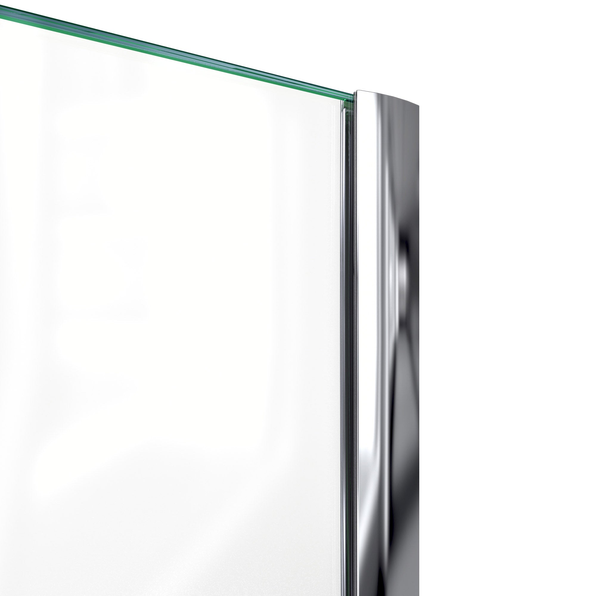 DreamLine Prism 42x42x74.75 Inch Frameless Pivot Shower Enclosure with SlimLine Base Kit - Modern Bathroom Upgrade for Small Spaces & Luxurious Spa Experience