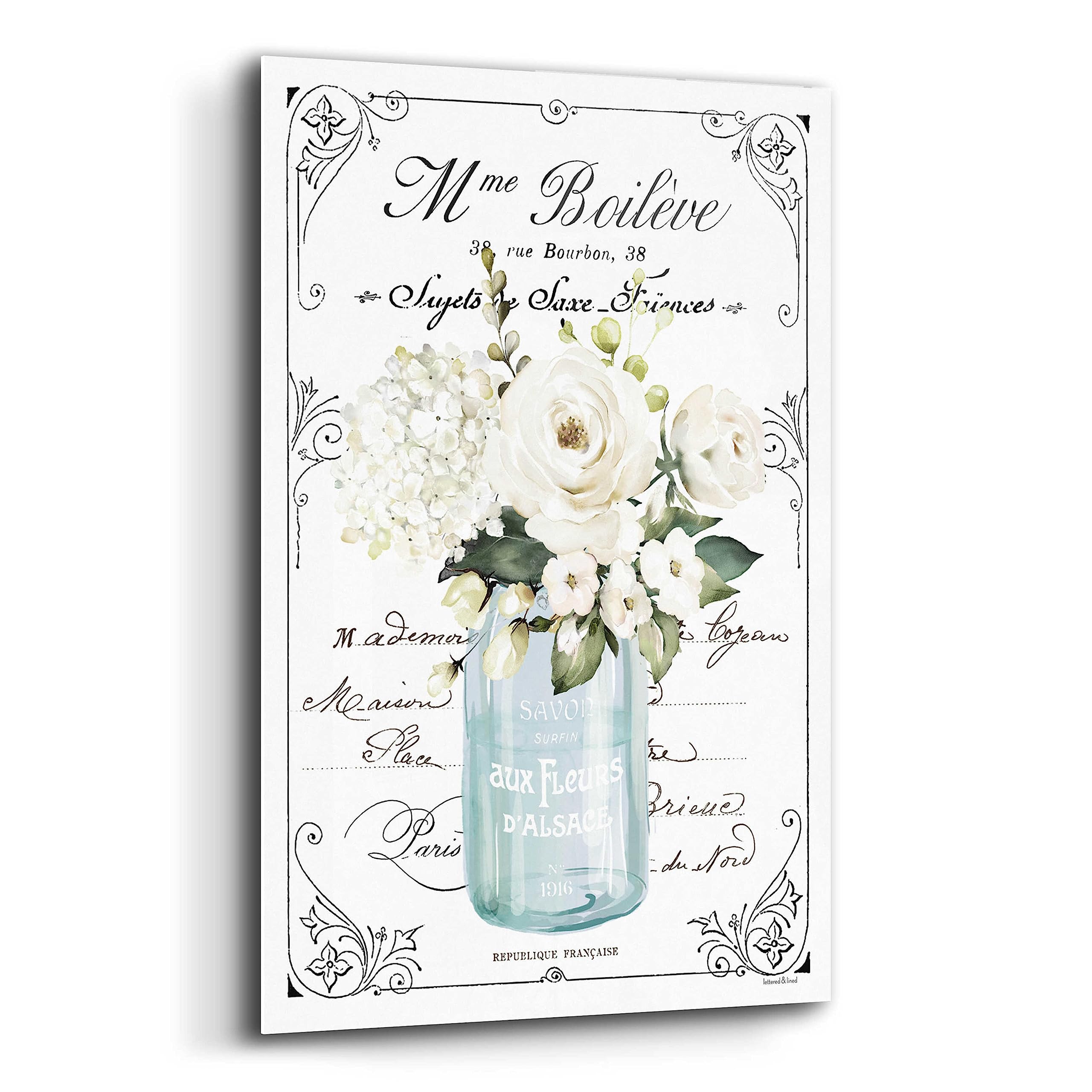 French Bathroom Wall Art Set II - 16