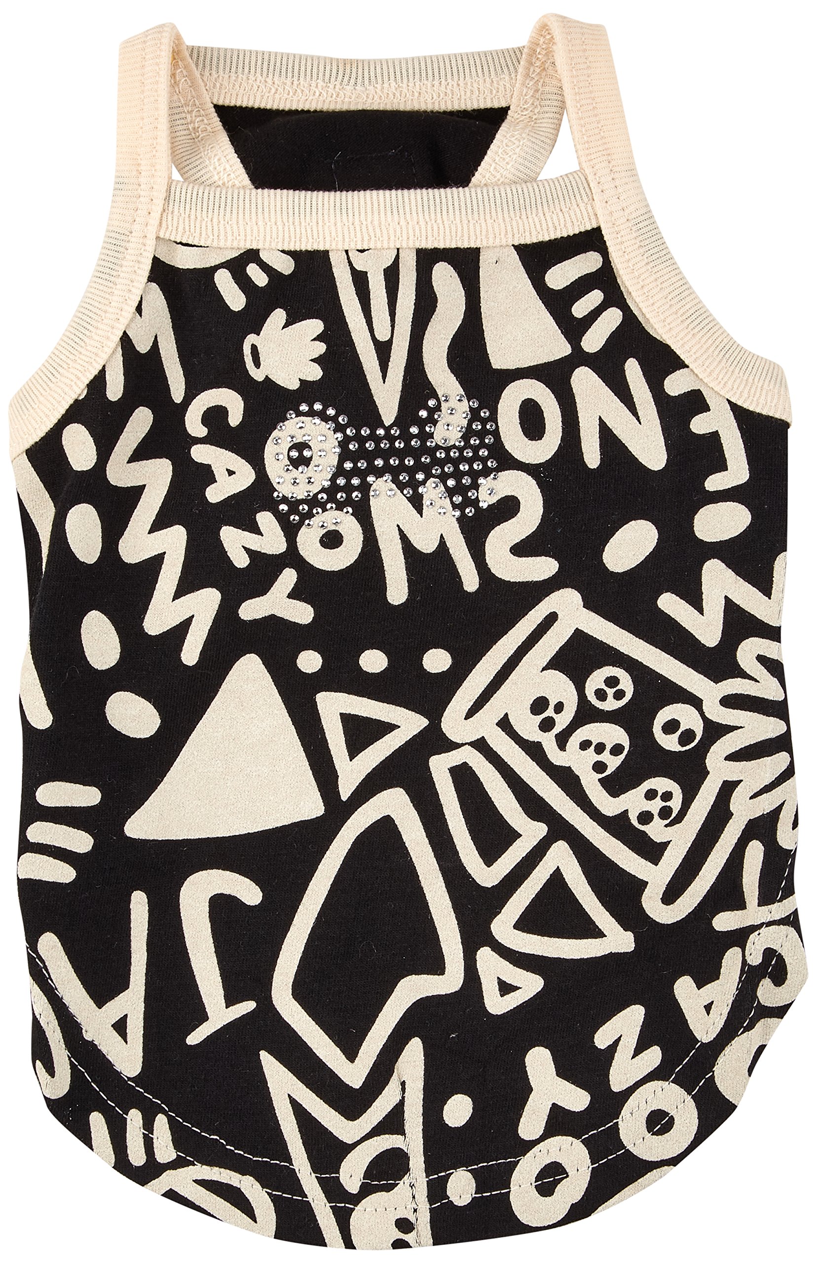 Puppia Rascal Dog Dress - Medium Size Black Pet Clothing for Small Dogs | Perfect for Parties, Photos & Special Occasions