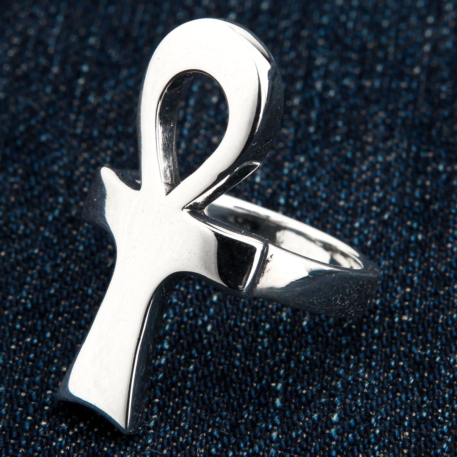 Sterling Silver Ankh Ring - Ancient Egyptian Symbol of Life - Perfect for Spiritual Jewelry, Gifts & Everyday Wear