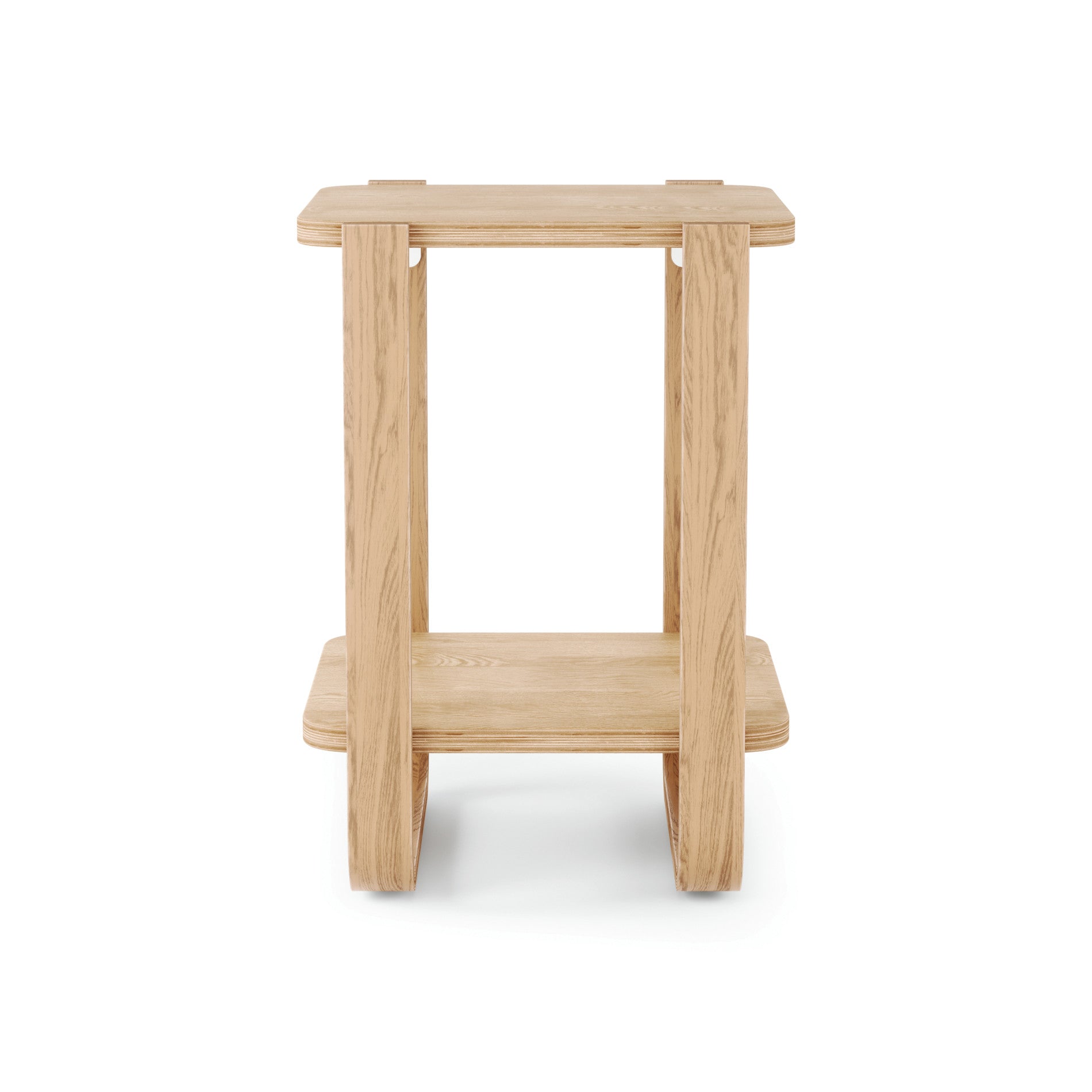Bellwood Side Table - Modern Nightstand with Storage Shelf for Bedroom, Living Room & Office - Stylish End Table for Small Spaces