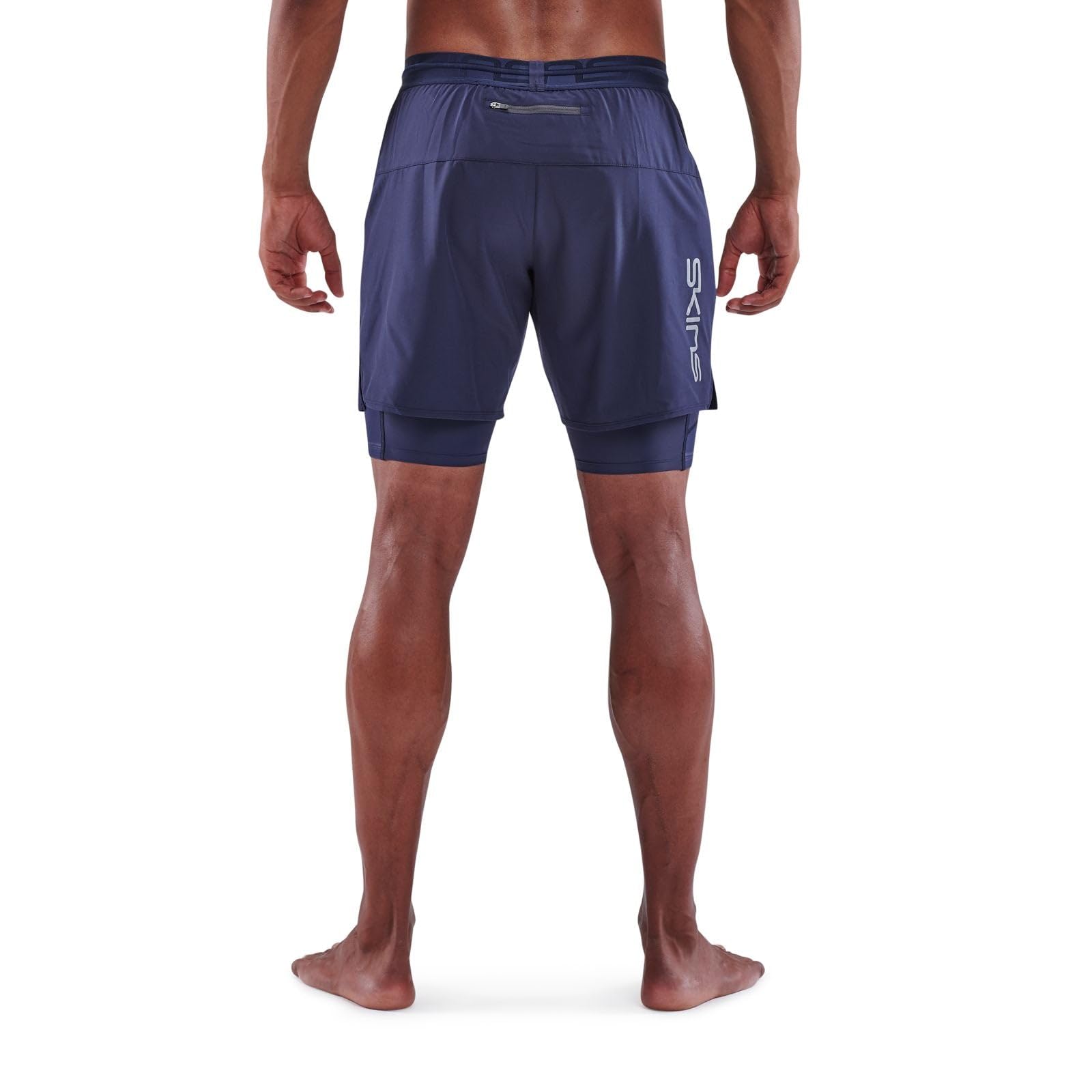 Men's Compression Tights & Shorts Hybrid - Skins Series-3 Superpose 2-in-1 Performance Gear for Running, Gym & Sports Recovery