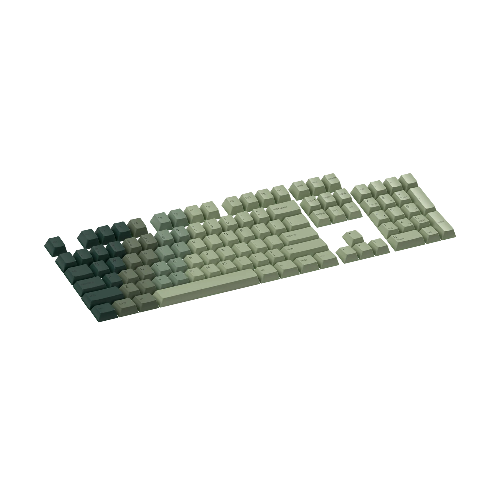 Alpine Forest Keycaps for Mechanical Keyboards - Custom Cherry MX Keycap Set for Gaming & Typing - Perfect for PC, Mac & Laptop Enthusiasts