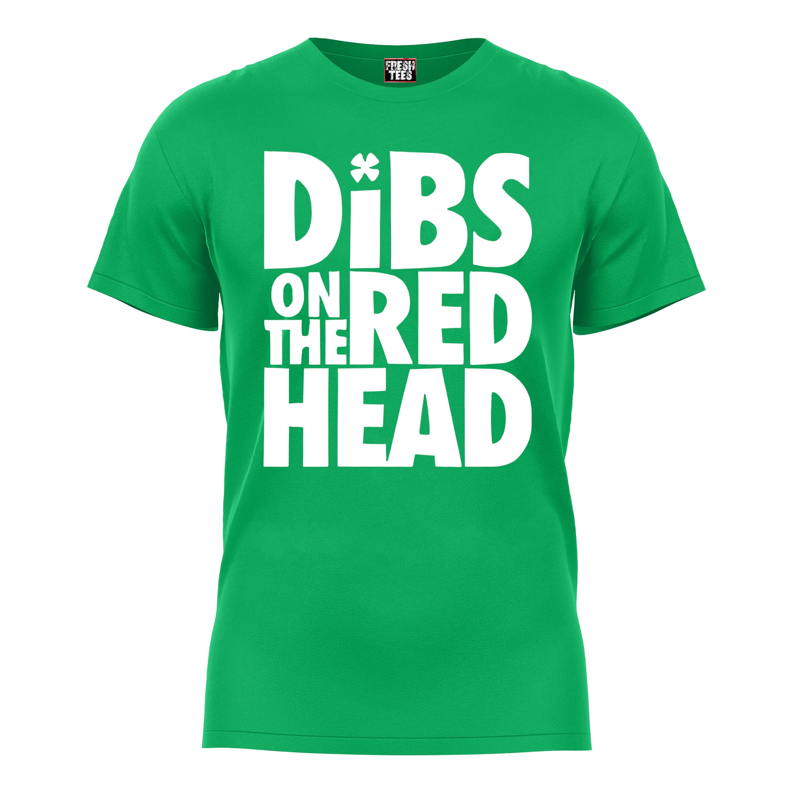 Funny Irish St. Patrick's Day Shirt - Unisex Dibs on The Redhead Graphic Tee for Men & Women | Perfect for Pub Crawls, Irish Festivals & St. Paddy's Day Celebrations
