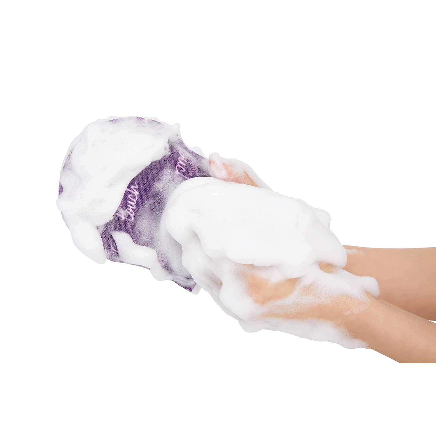 Toi:L Gentle Touch Bubble Peeling Body Pad - Exfoliating Mitt & Body Scrub Gloves with 5-Berry Complex for KP Bumps | Dense Bubble Bath & Shower Washcloth | Perfect for Smooth Skin & Bump Treatment