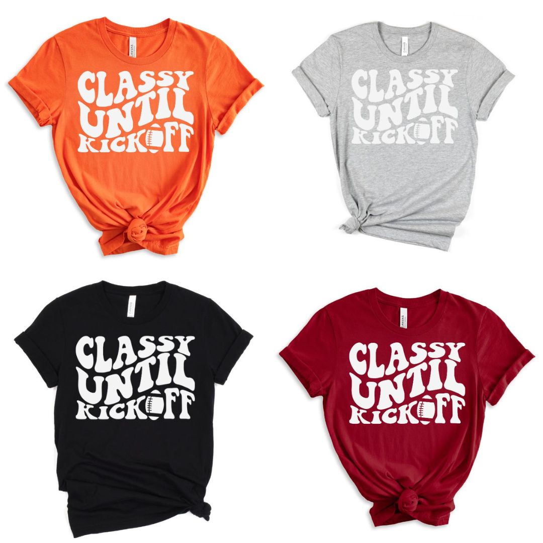 Stylish Graphic Tee for Football Fans - 10 Vibrant Color Options | Perfect for Game Day, Tailgating & Casual Wear