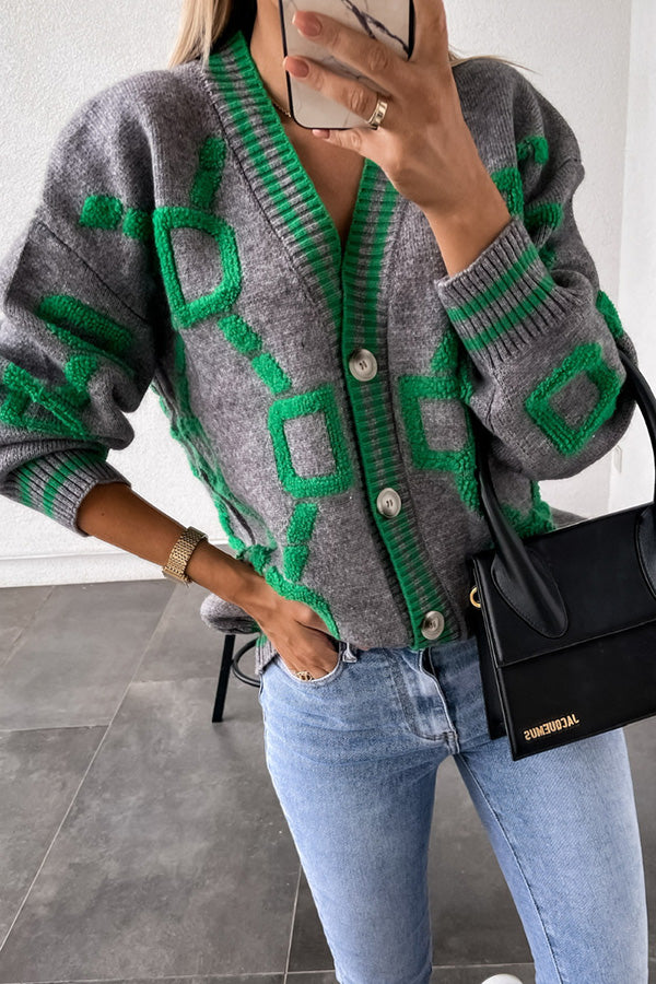 Stylish Loose Button Up Cardigan for Women - Soft & Comfortable Open Front Knit Sweater | Perfect for Office, Casual Outfits & Layering in Fall/Winter