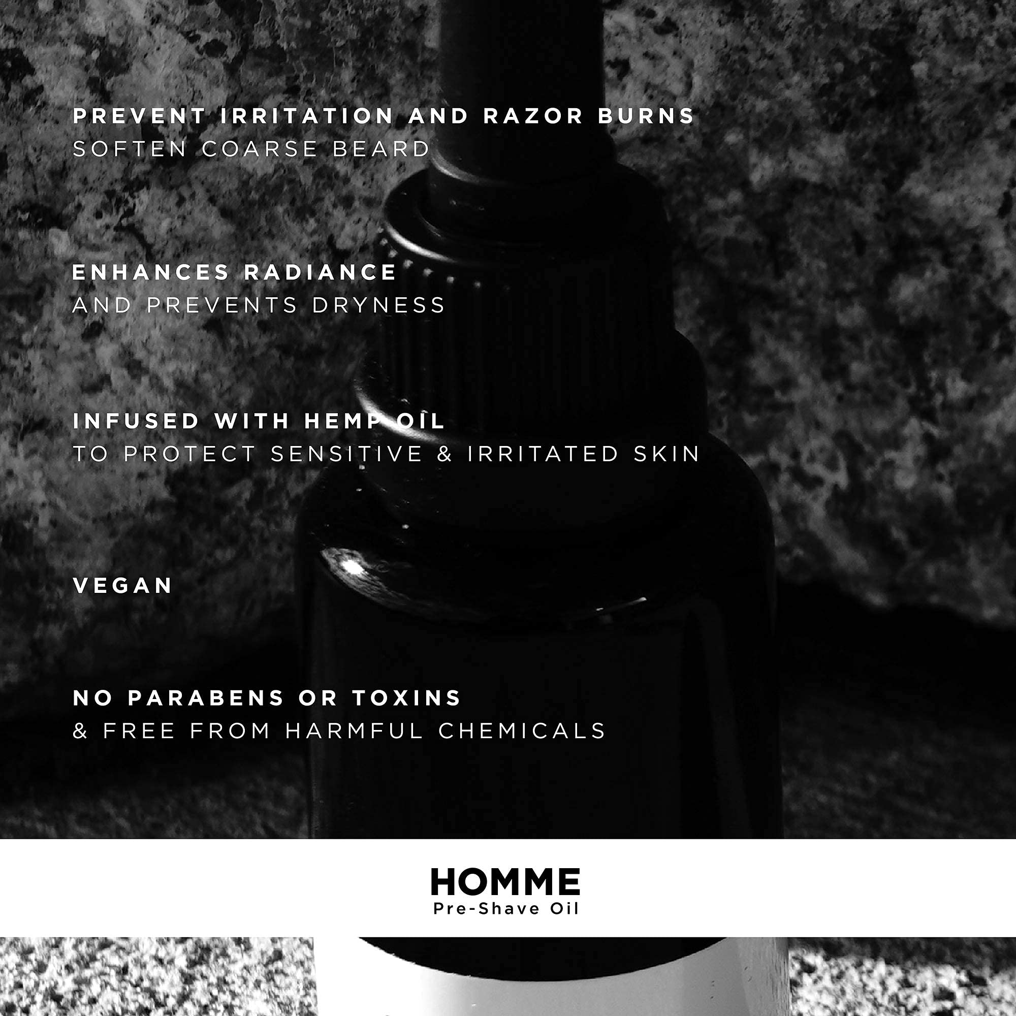 Best Pre-Shave Oil for Men - 1 oz Natural Shaving Oil for Smooth & Irritation-Free Shave - Perfect for Sensitive Skin & Daily Grooming Routine
