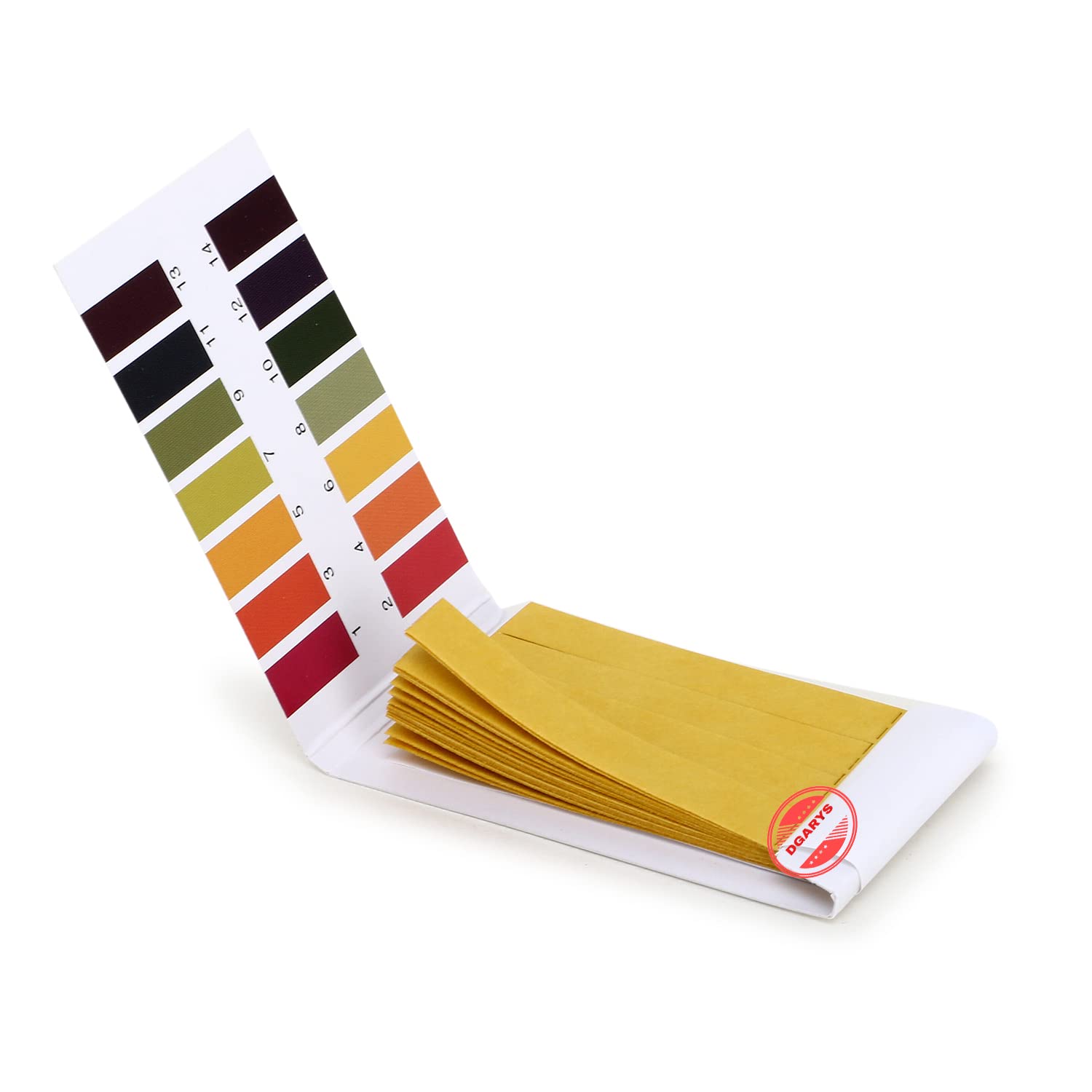 DGARYS pH Test Strips 1-14 - 80 Count Litmus Paper for Water, Soil & Liquid Testing | Accurate pH Meter Alternative for Home, Lab, Aquarium & Hydroponics Use