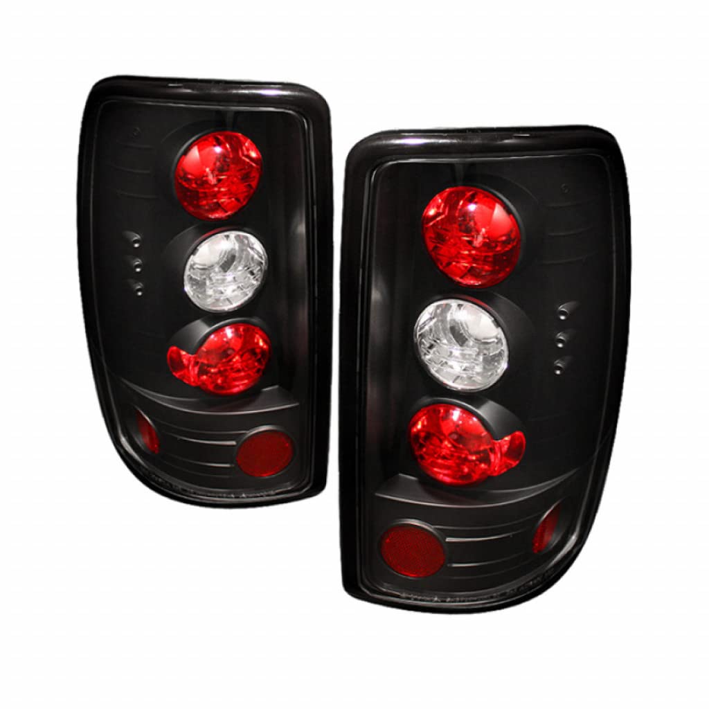 Spyder Black Euro Tail Lights Pair for GMC Yukon XL 1500 (2000-2006) - Model 5001474 | Upgrade Your Truck's Style & Night Visibility