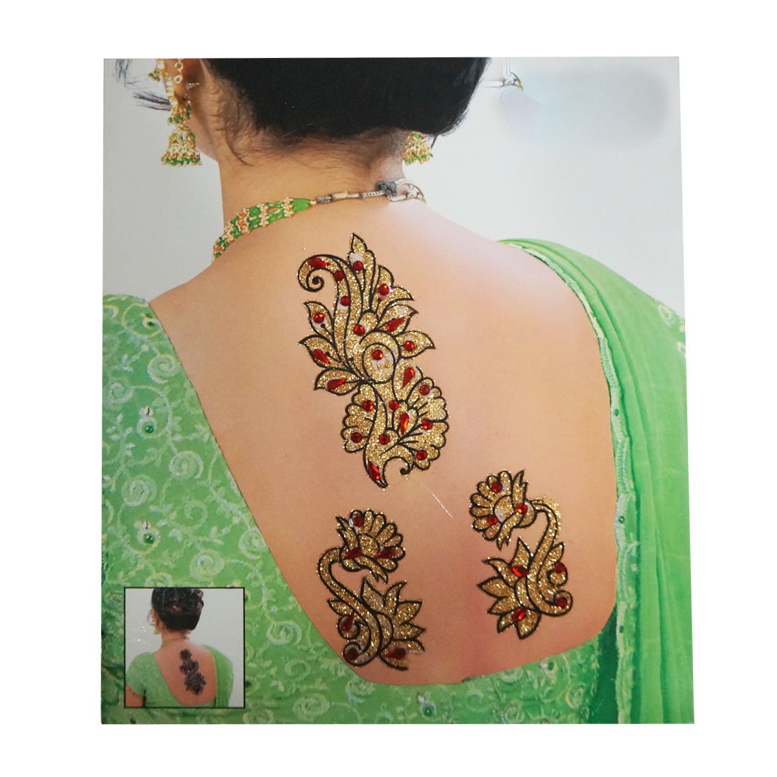 Muren Reusable Temporary Body Tattoos for Back - Waterproof Fake Tattoos for Adults & Teens - Perfect for Parties, Halloween, and Festivals