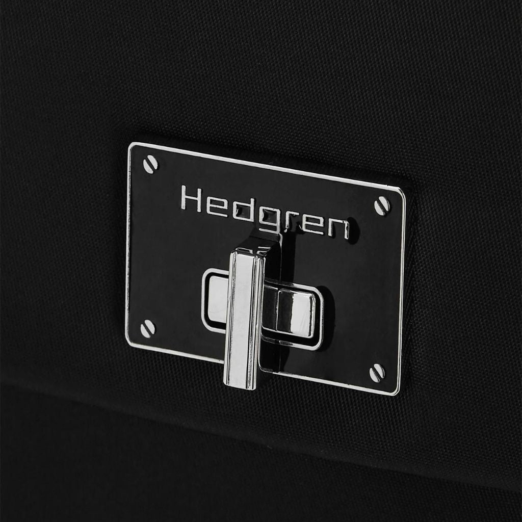 Hedgren Fair Shoulder Bag for Women - Lightweight Durable Travel Crossbody Purse, Black - Perfect for Work, Commuting & Weekend Outings