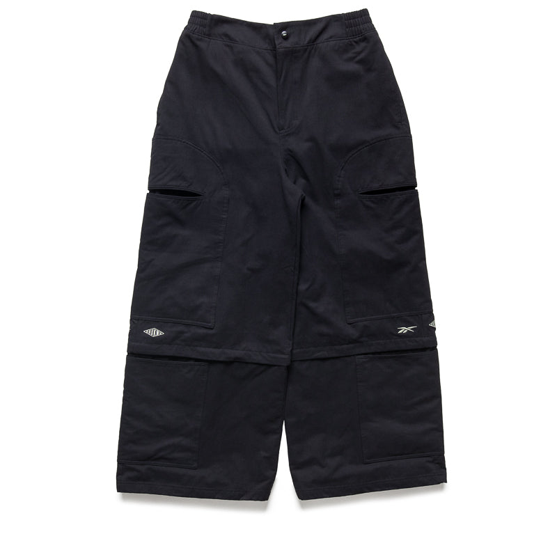 Tobe Nwigwe x Reebok Convertible Zip-Off Pants for Men - Black | Outdoor Hiking & Streetwear Style