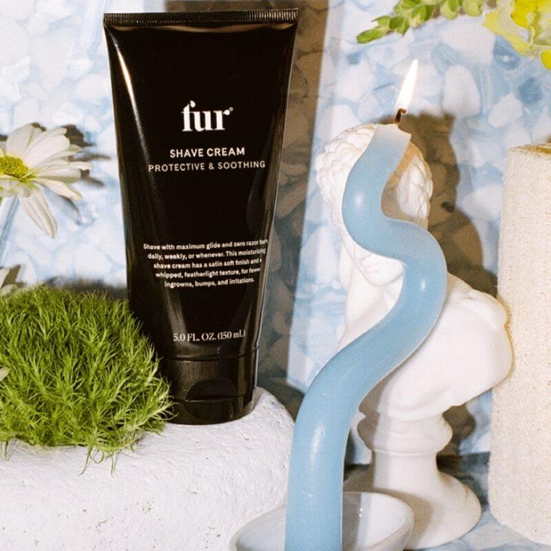 Premium Fur Shave Cream for Men & Women - Smooth & Gentle Hair Removal for Sensitive Skin - Perfect for Beard, Legs, Bikini & Body Grooming at Home or Salon